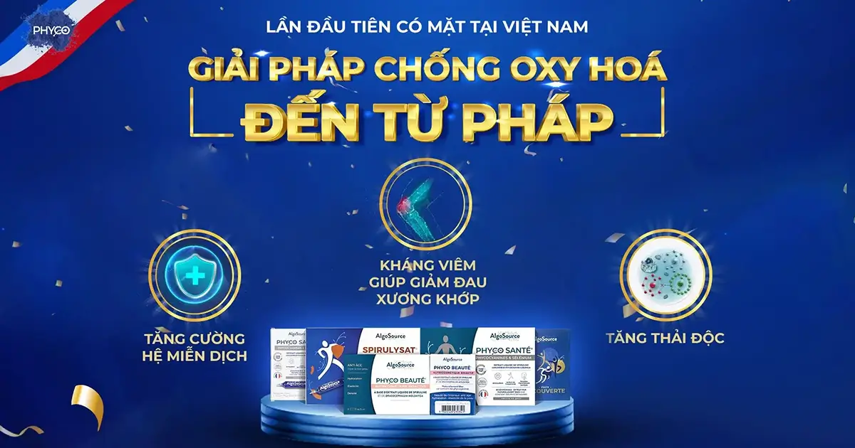 PHYCO VIỆT NAM | Giải pháp chống Oxy hóa hàng đầu hiện nay.